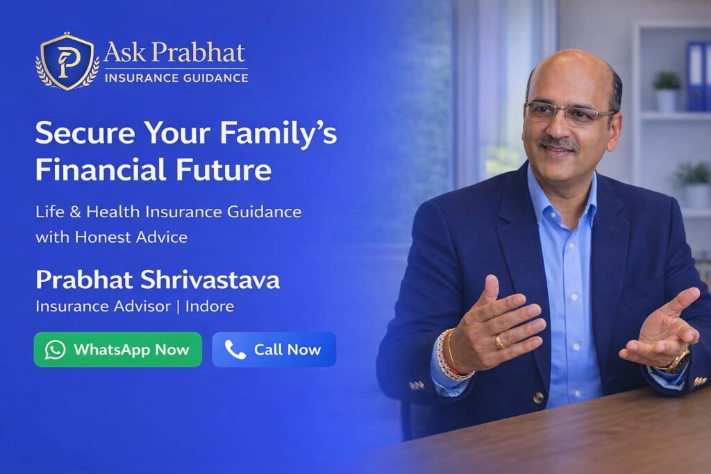 Insurance & Financial Advisor in Indore website home page new image